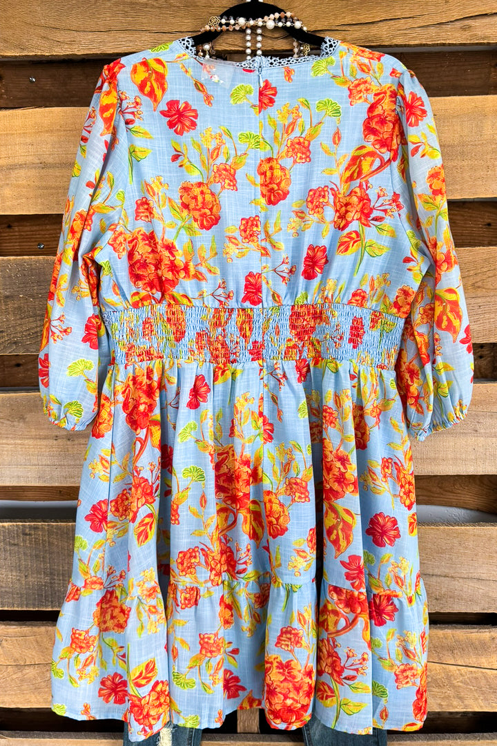 Promises Kept Dress - Blue