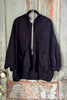 Effortless Journey Shacket  - Black - 100% LINEN