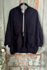 Effortless Journey Shacket  - Black - 100% LINEN