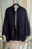Effortless Journey Shacket  - Black - 100% LINEN