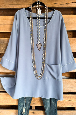 AHB EXCLUSIVE - My Southern Side Tunic - Grey