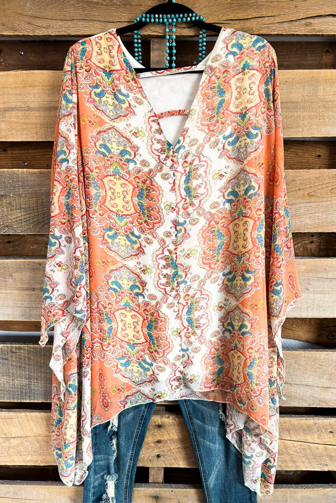 Secret Love Tunic - Peach