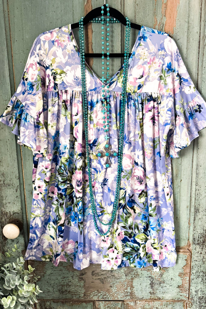 Following My Dreams Tunic - Lavender