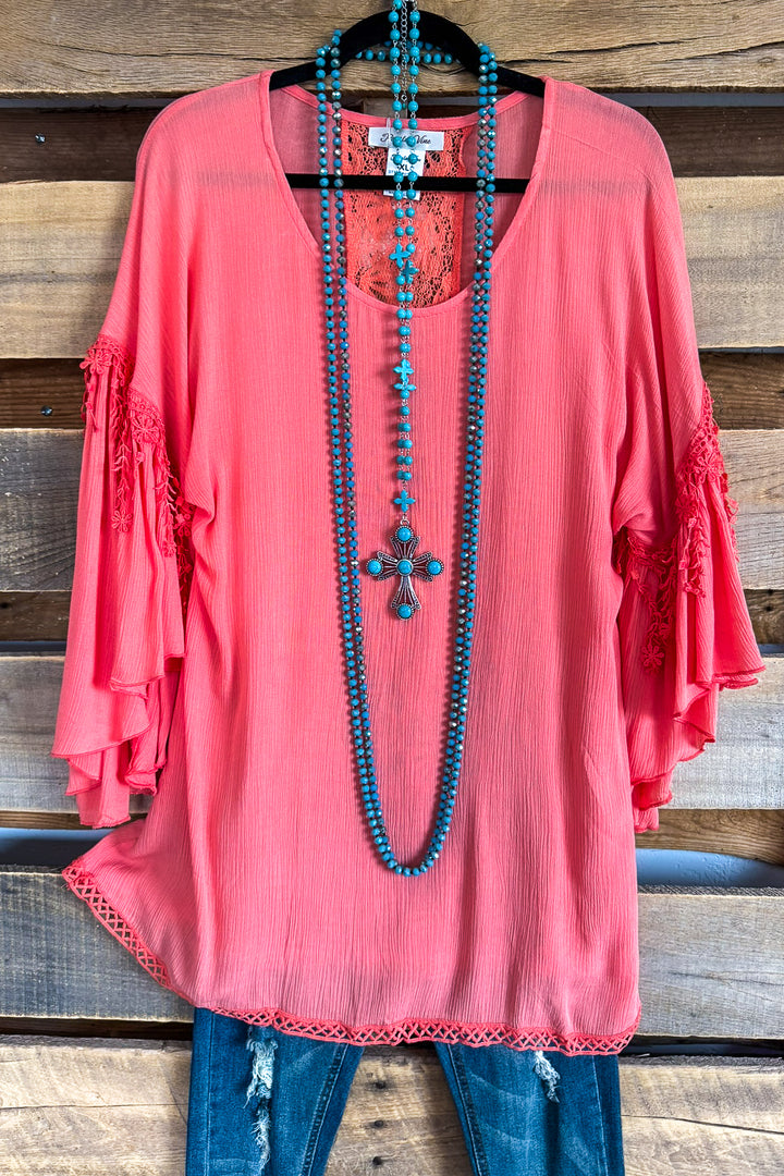 The Best Part Tunic - Peach - SALE