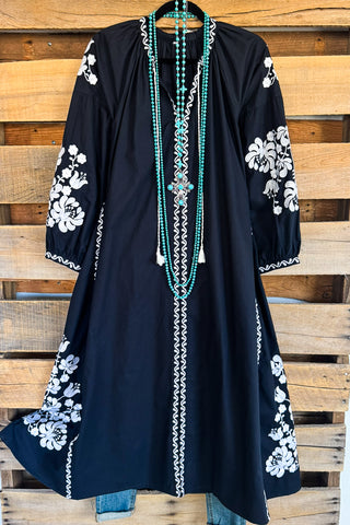 AHB EXCLUSIVE: Midnight Rose Blouse - Black