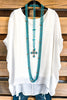 Fill The Breeze Tunic - Off White - SALE