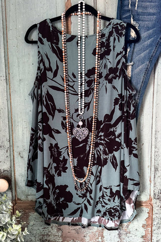 Too Much Fun Cold Shoulder Tunic/Top - Turquoise