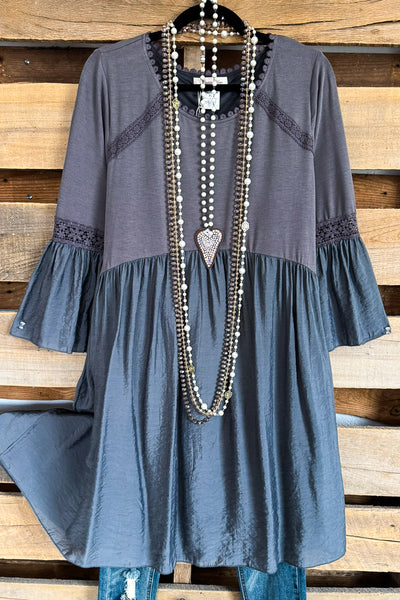 Majestic Moments Dress - Gray