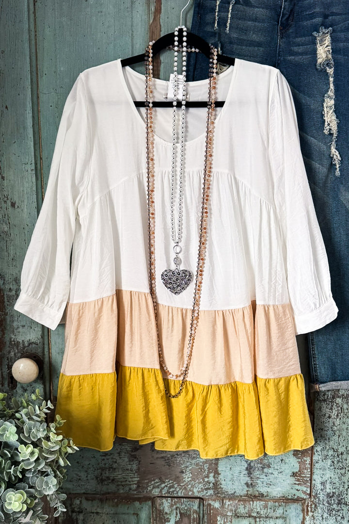 Amethyst Gaze Tunic - Mustard
