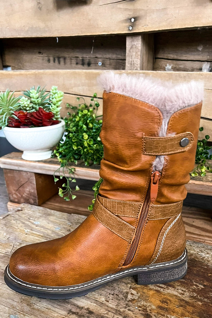 Chasing You Boots - Cognac