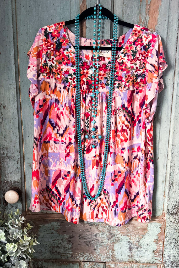 Lighthearted Conversation Top - Pink Lilac