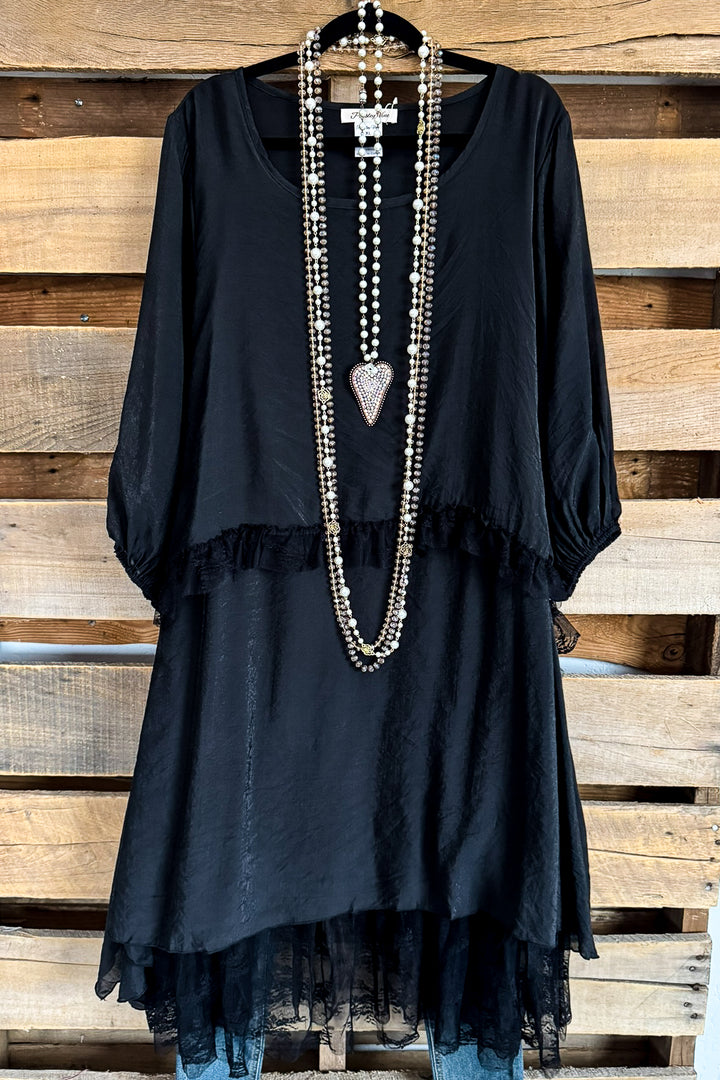 Sweetest Soul Maxi Dress  - Black