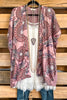 Its A New Day Cardigan - Dusty Mauve Mix - SALE