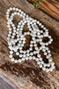 Covered With Wisdom Pearl Necklace - White