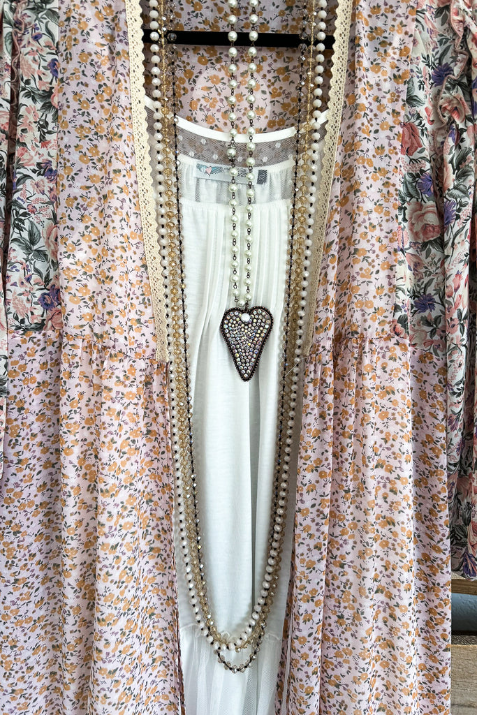 Always Blushing Cardigan - Blush Mix