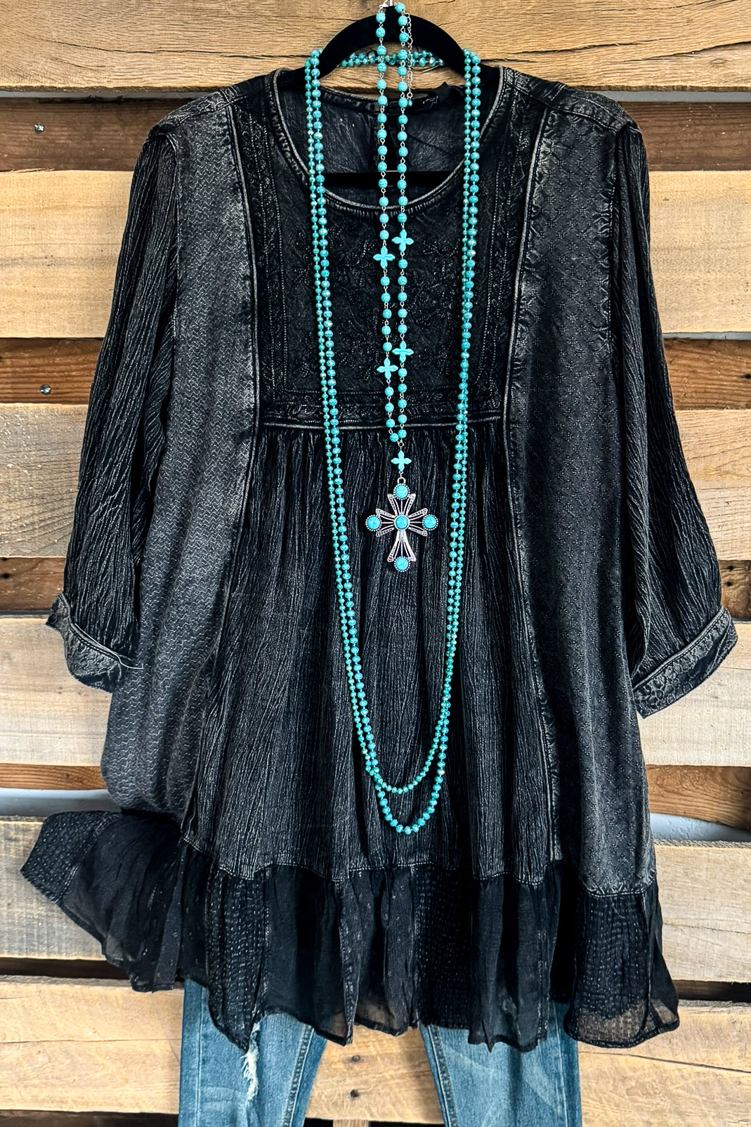 Times To Remember Dress - Charcoal