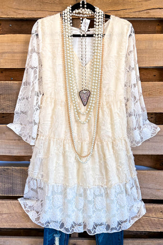 Dainty And Ready Top - White
