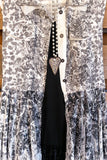 AHB EXCLUSIVE: Wide Awake Long Vest - Ivory/Leopard Rose