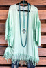 Stay Beautiful Tunic - Mint