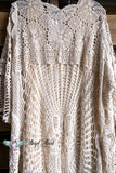 AHB EXCLUSIVE: Go For It Crochet Cardigan - Natural - 100% COTTON