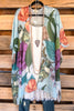 Sweet Nectar Kimono - Blue