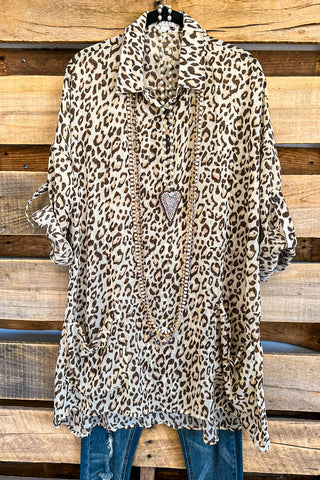 Fresh Take Oversized Tunic - Black