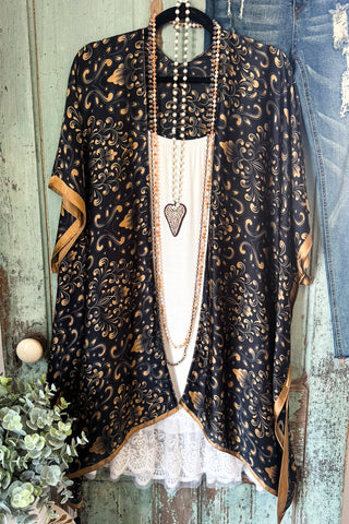 AHB EXCLUSIVE:  See My Joy Embroidered Tunic - Navy