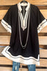 Edge Of Elegance Dress - Black