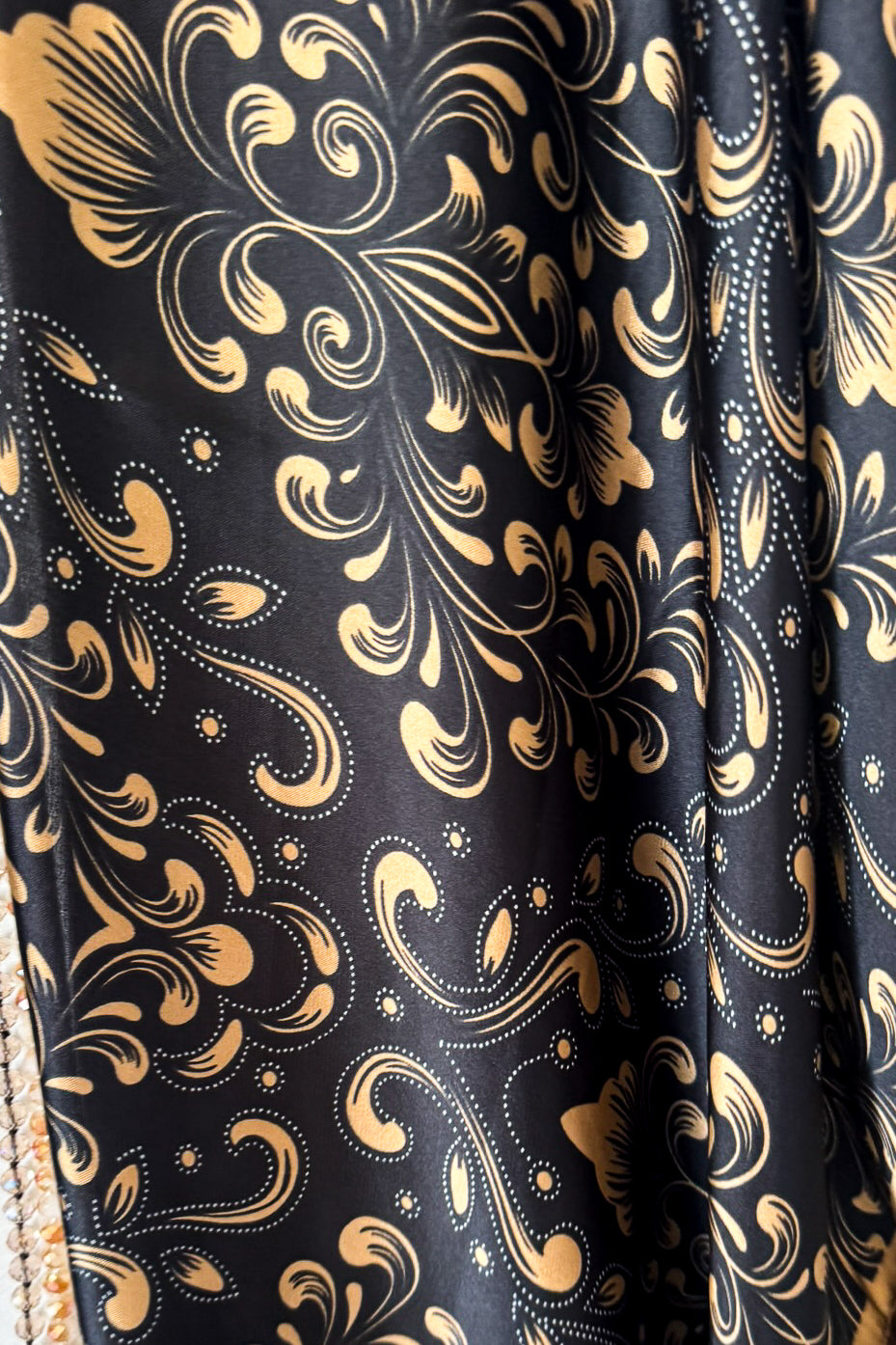 High Point Paisley Kimono - Black