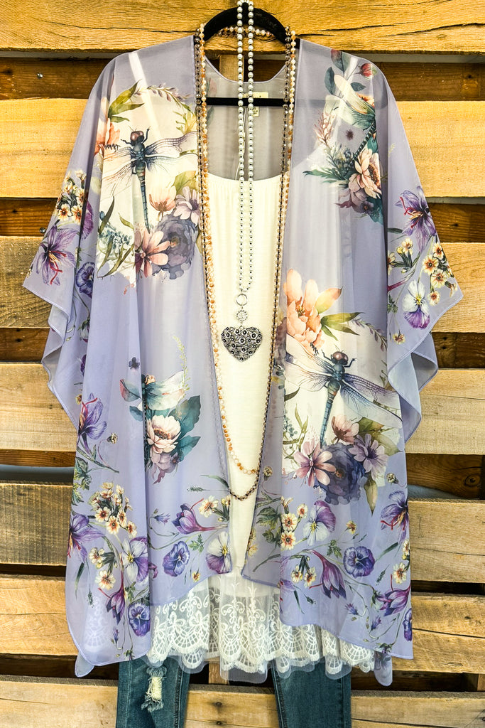 Standing Out Kimono - Purple