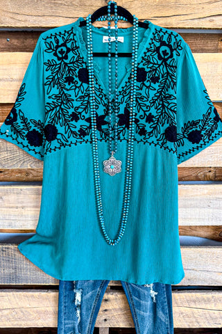 AHB EXCLUSIVE - Beach Vibes Tunic - Black - 100% COTTON