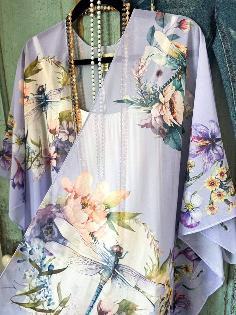 Standing Out Kimono - Purple