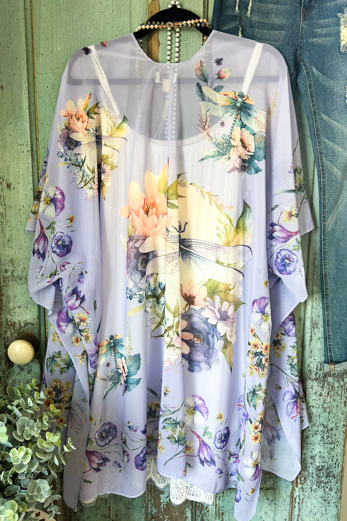 Standing Out Kimono - Purple