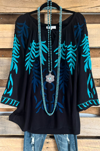 AHB EXCLUSIVE: Fancy Thoughts Tunic - Blue