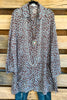 Sweet And Sassy Sheer Tunic - Blue