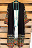 Ideal Statement Kimono - Black