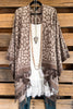 Off The Clock Poncho - Beige