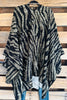My Wild Streak Poncho - Black