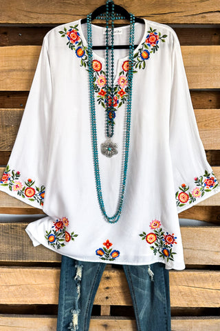 AHB EXCLUSIVE: Like A Dream To Me Tunic - Crimson