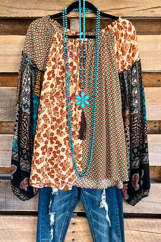 Catherines Pleated Boho Tunic Womans 2X Brown Beaded Flowy Angel Sleeve -  La Paz County Sheriff's Office Dedicated to Service