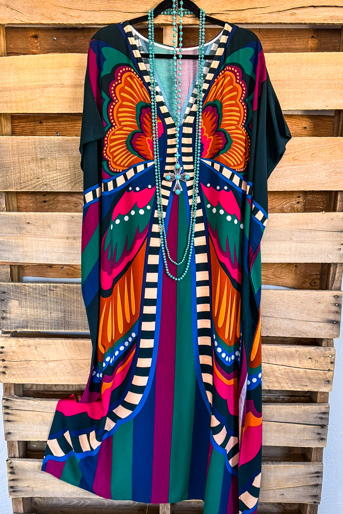 Weekend Wanderer Oversized Kaftan - Multi