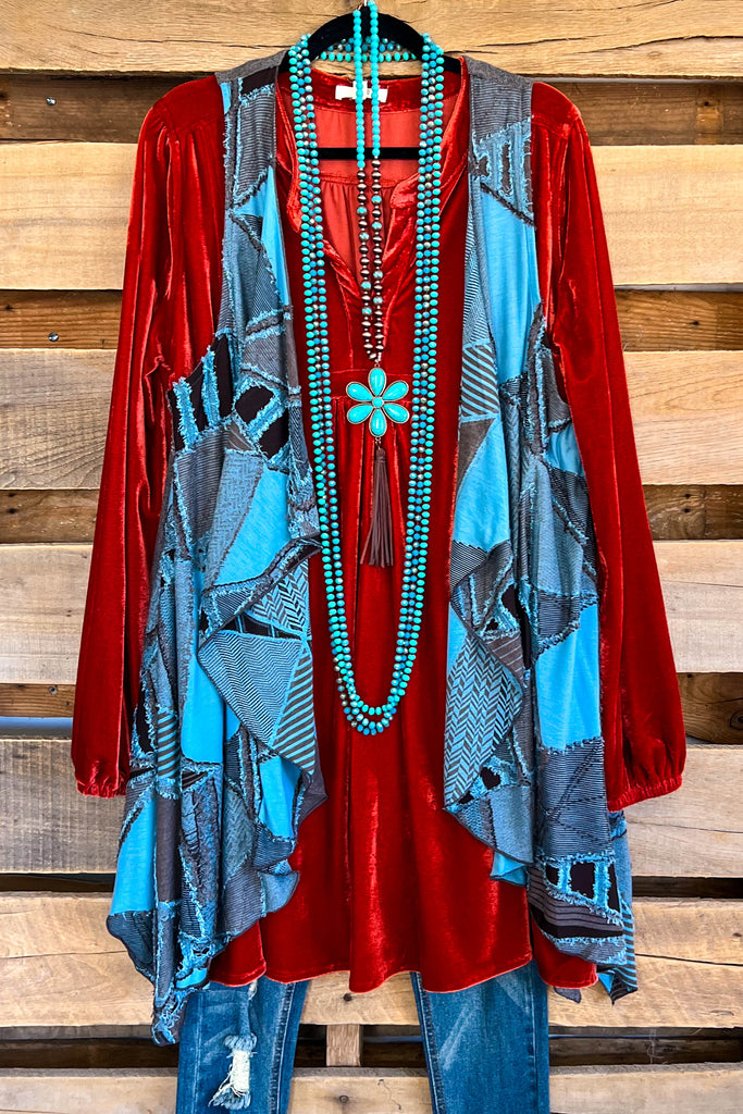 Cozy To The Touch Velvet Dress - Bronze