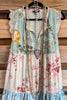 Floral Edge Maxi Dress - Sage Multi