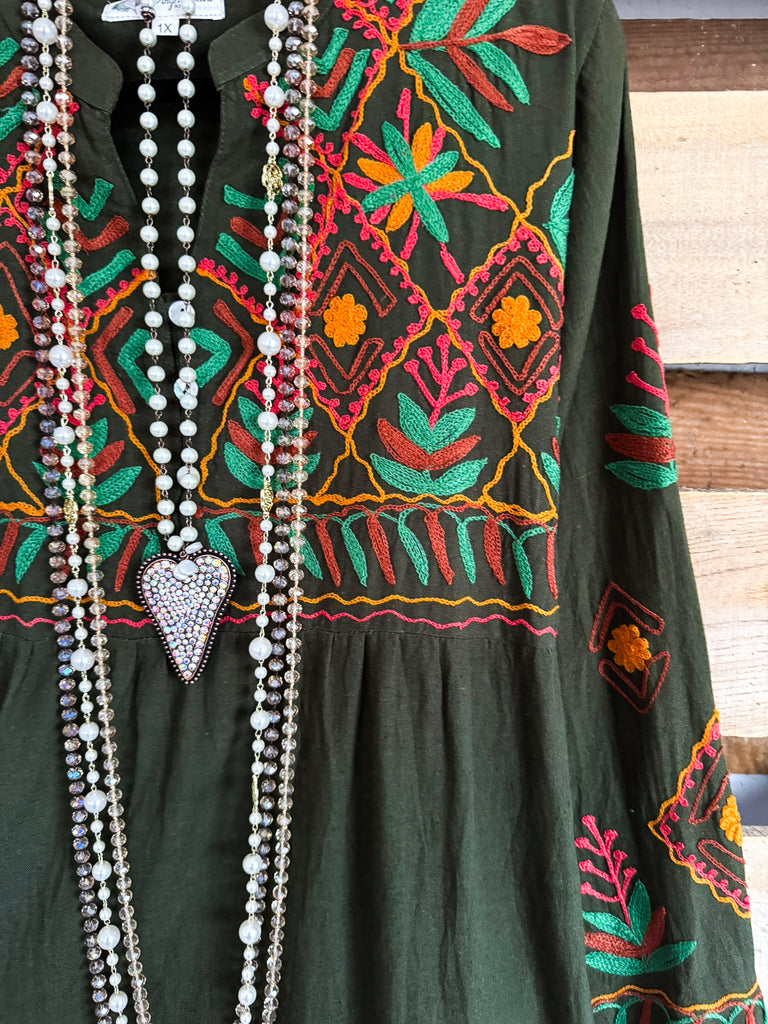 AHB EXCLUSIVE: Lasting Romance Tunic - Green