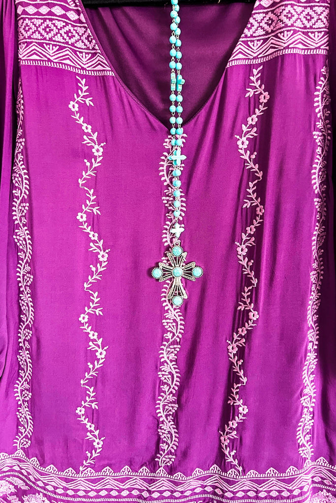 AHB EXCLUSIVE:  Abide With Passion Tunic - Eggplant