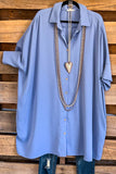 Better With You Tunic - Pale Blue