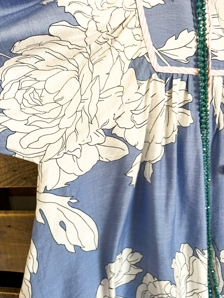 Magnolia Meadows Dress - Blue