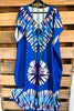Fascinating Thoughts Kaftan - Blue