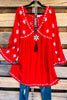 AHB EXCLUISVE: Chasing Your Dreams Dress - Red - SALE