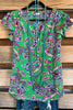 Dazed By The Sun Top - Green